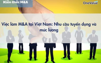 Việc làm M&A tại Việt Nam: Nhu cầu tuyển dụng và mức lương